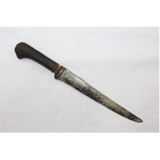 Old Dagger Knife Antique Sakela Damascus Steel Blade New Handle Handmade W 41